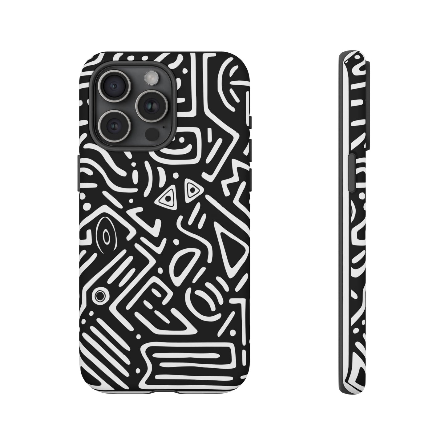 Stylish Phone Case, Abstract Design, Tough Cell Phone Cover, Modern Smartphone Protector, Gift for Tech Lovers, Unique Accessories