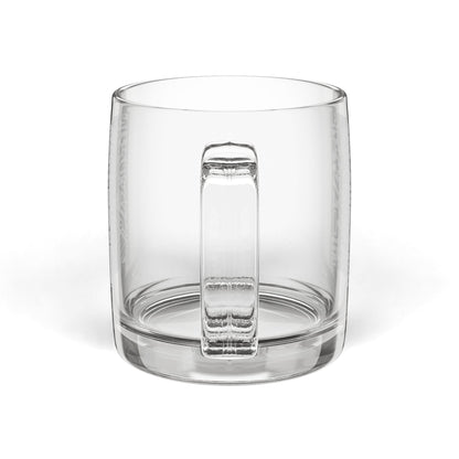 Engraved Glass Coffee Mug — 12.25oz Clear Double-Walled Mug