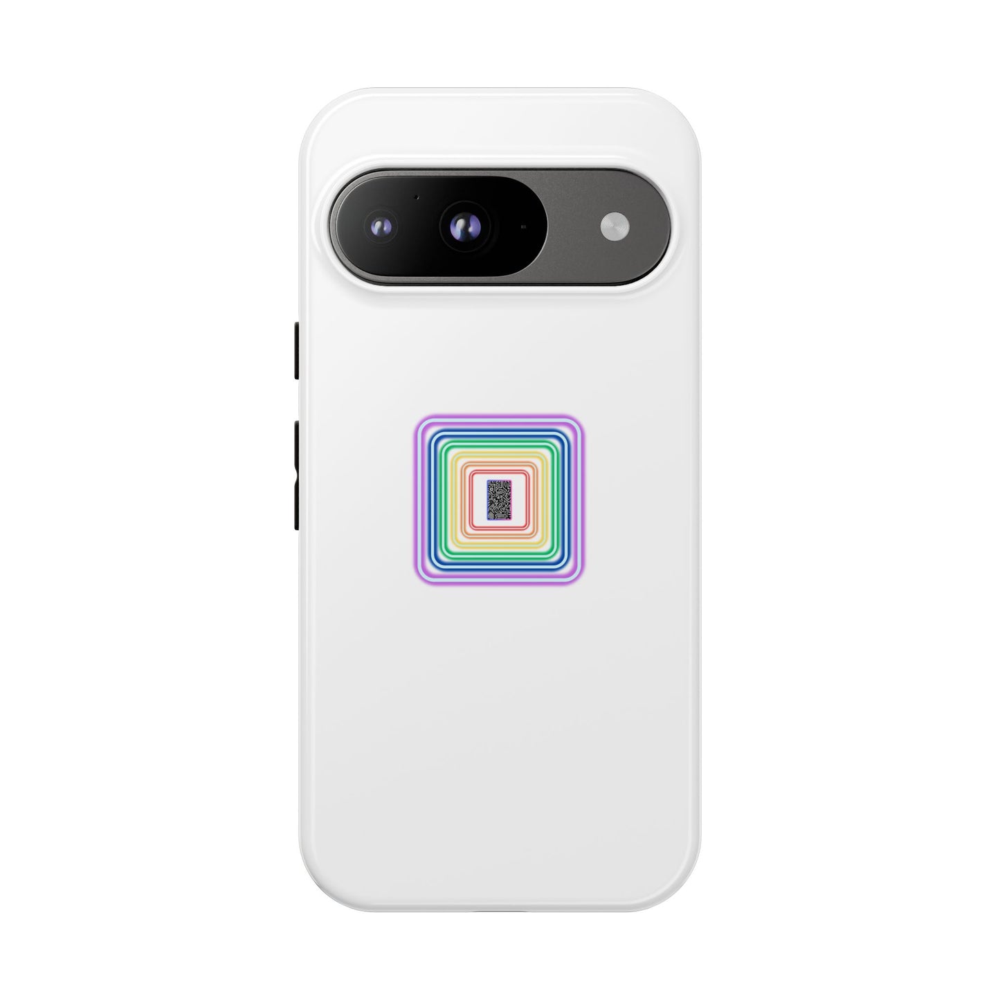 Colorful Geometric Phone Case for Tough Cases, Fun Phone Accessory, Unique Gift, Trendy Tech, Phone Protection