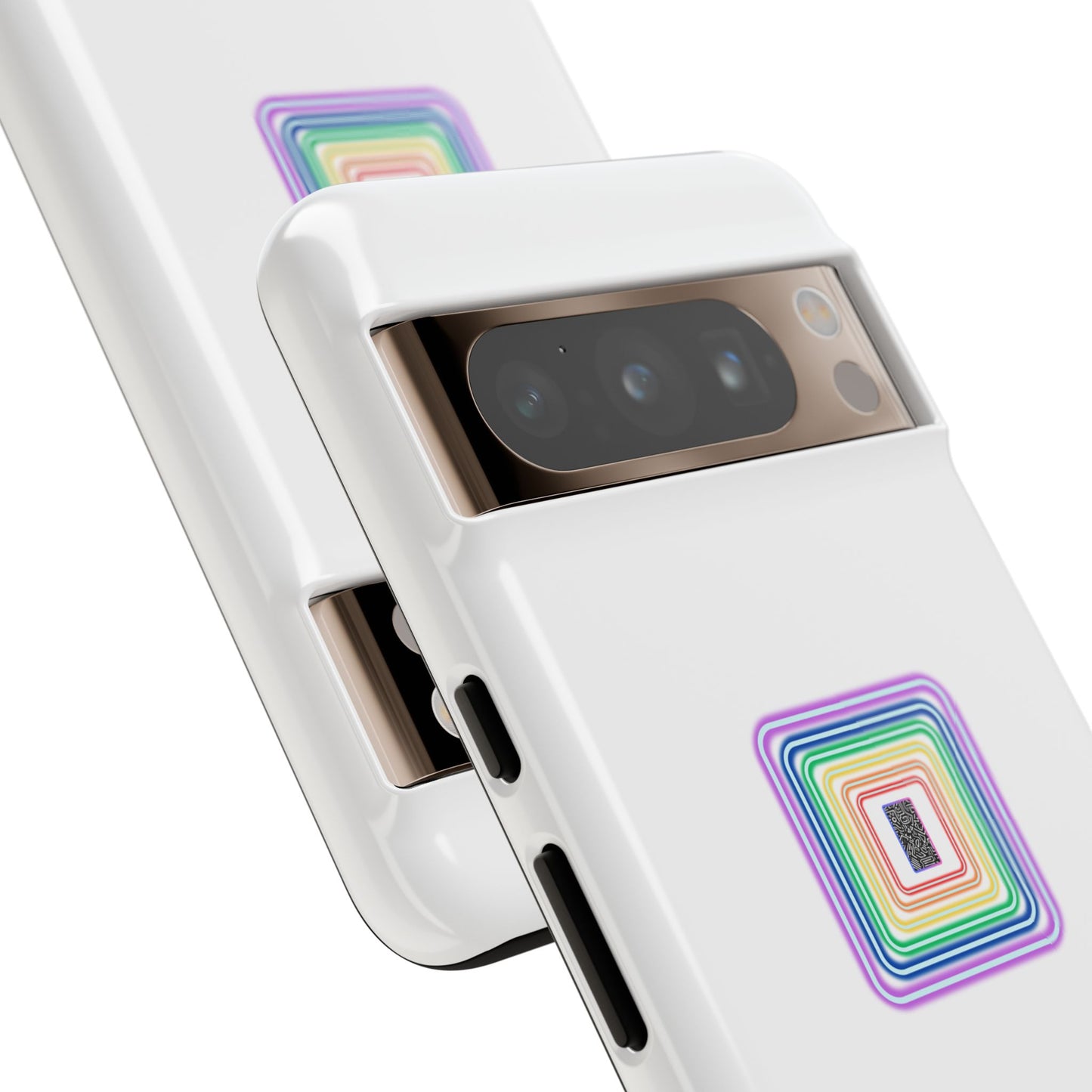 Colorful Geometric Phone Case for Tough Cases, Fun Phone Accessory, Unique Gift, Trendy Tech, Phone Protection