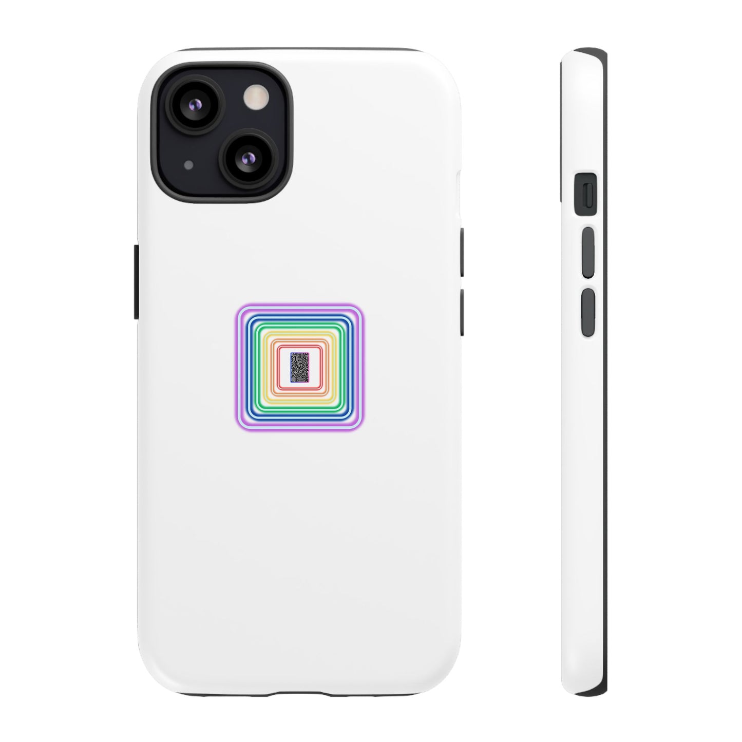 Colorful Geometric Phone Case for Tough Cases, Fun Phone Accessory, Unique Gift, Trendy Tech, Phone Protection