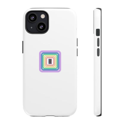 Colorful Geometric Phone Case for Tough Cases, Fun Phone Accessory, Unique Gift, Trendy Tech, Phone Protection