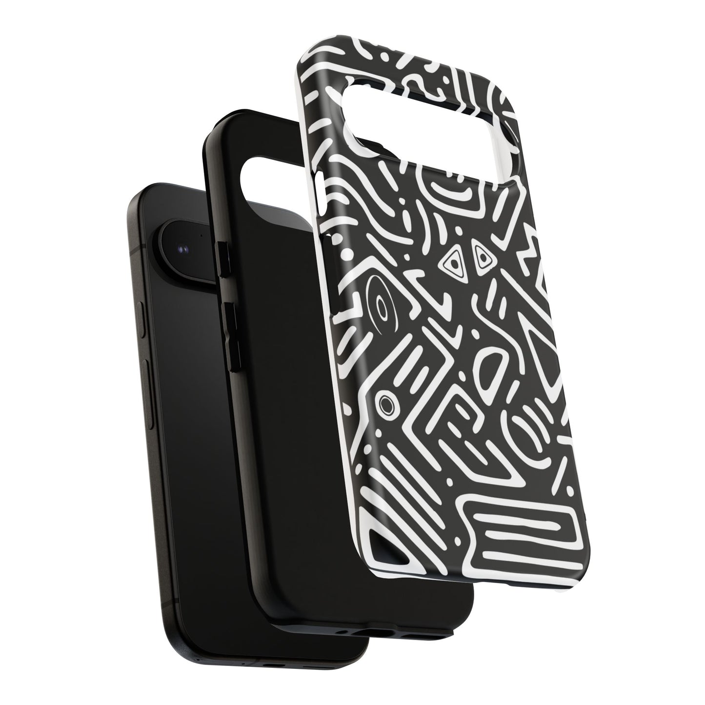 Stylish Phone Case, Abstract Design, Tough Cell Phone Cover, Modern Smartphone Protector, Gift for Tech Lovers, Unique Accessories