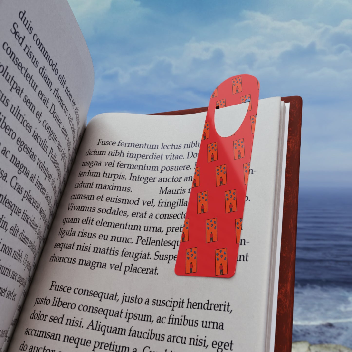 Vibrant Patterned Bookmark for Book Lovers, Reading Accessories, Gift for Readers, Bookish Decor, Study Essential