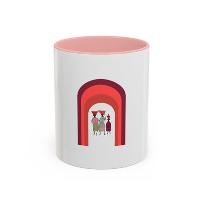 Stylish Accent Coffee Mug - Colorful Design for Creative Souls