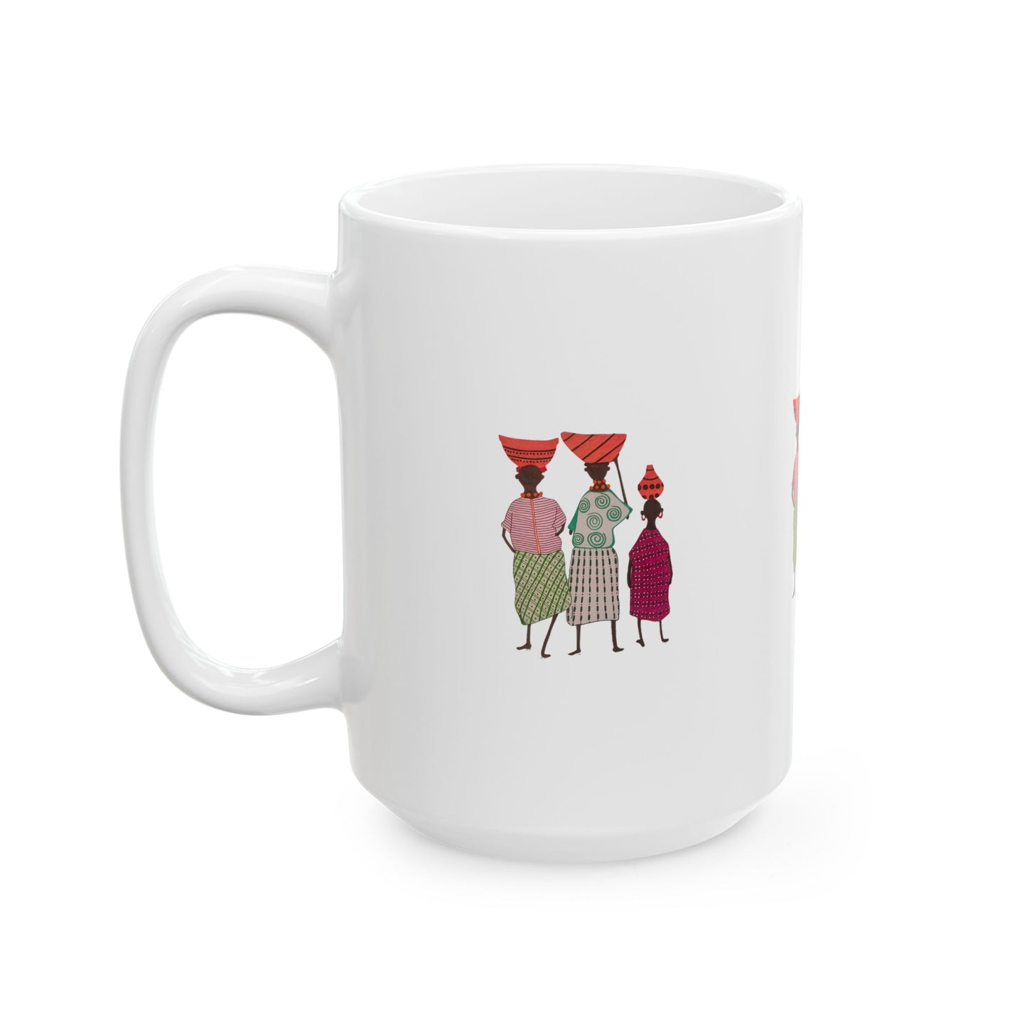 Dinkgwana Ceramic Mug - 11oz & 15oz - Unique Design
