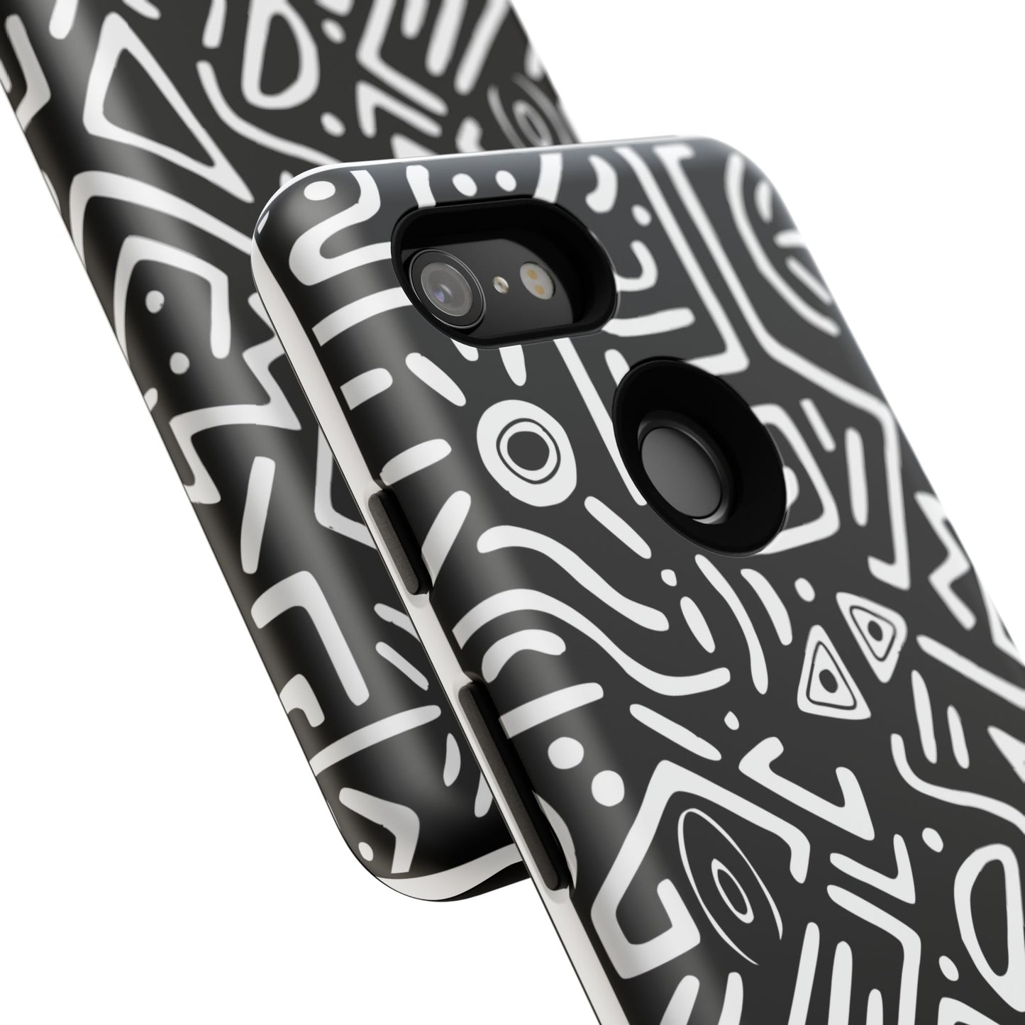 Stylish Phone Case, Abstract Design, Tough Cell Phone Cover, Modern Smartphone Protector, Gift for Tech Lovers, Unique Accessories