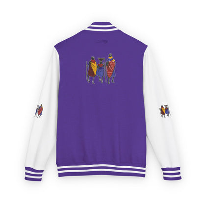 Ngwetsi - Unisex Letterman Jacket with Colorful Parrots Design, Trendy Outerwear, Casual Style, Gift for Animal Lovers, Comfortable and [...]