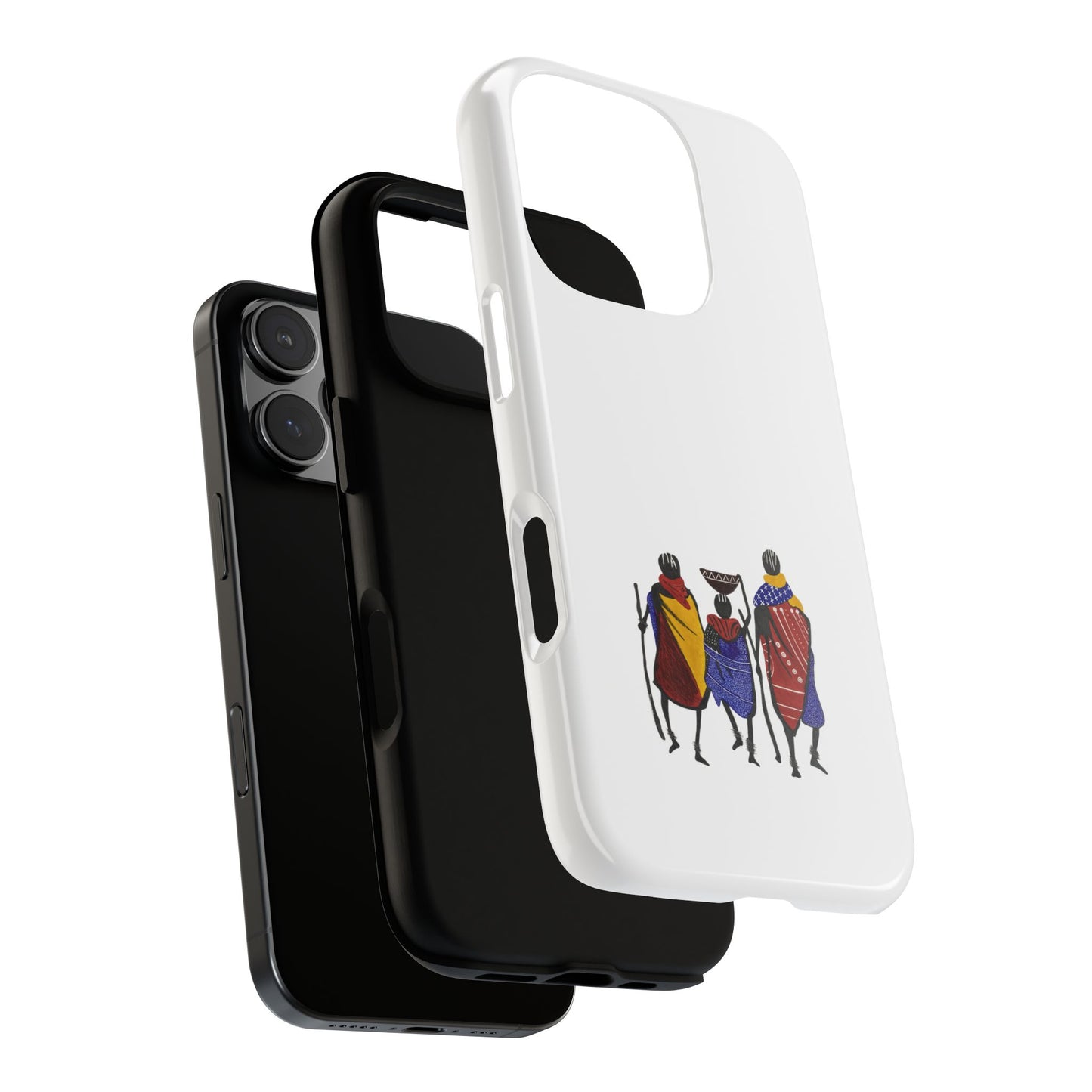 Stylish Phone Case Featuring Cultural Art, Tough Cases for Protection and Style, Gift for Holidays, Trendy Accessory, Unique Phone Cover