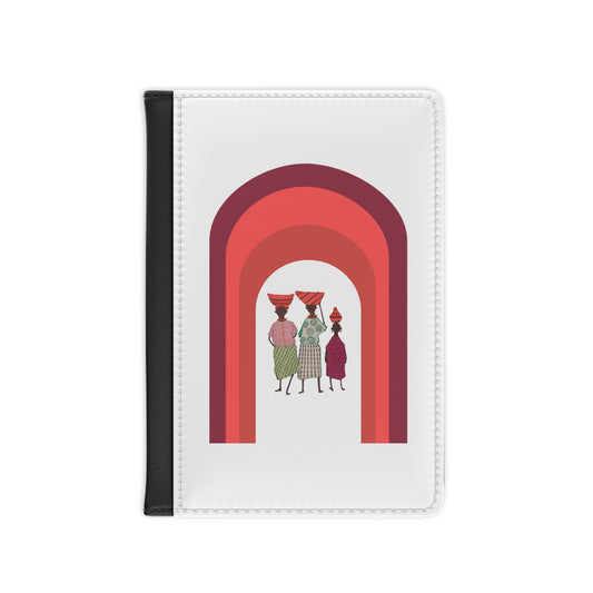 Dinkgwana - Passport Cover with Cultural Design | Travel Organizer, Gift for Travelers, Wanderlust Gear, Vacation Accessory, [...]