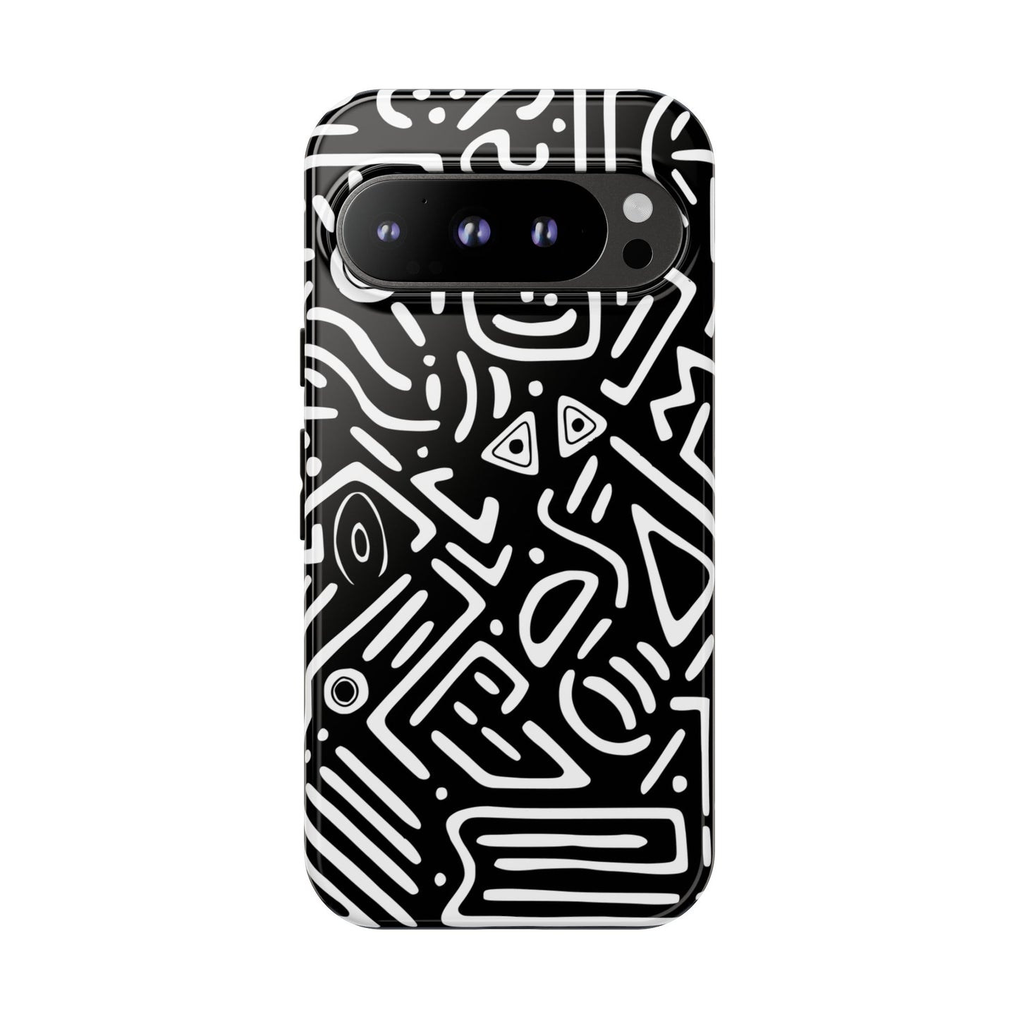 Stylish Phone Case, Abstract Design, Tough Cell Phone Cover, Modern Smartphone Protector, Gift for Tech Lovers, Unique Accessories
