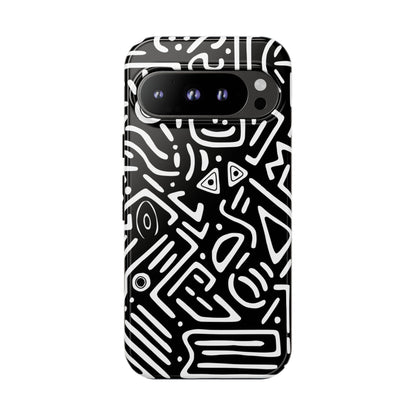 Stylish Phone Case, Abstract Design, Tough Cell Phone Cover, Modern Smartphone Protector, Gift for Tech Lovers, Unique Accessories