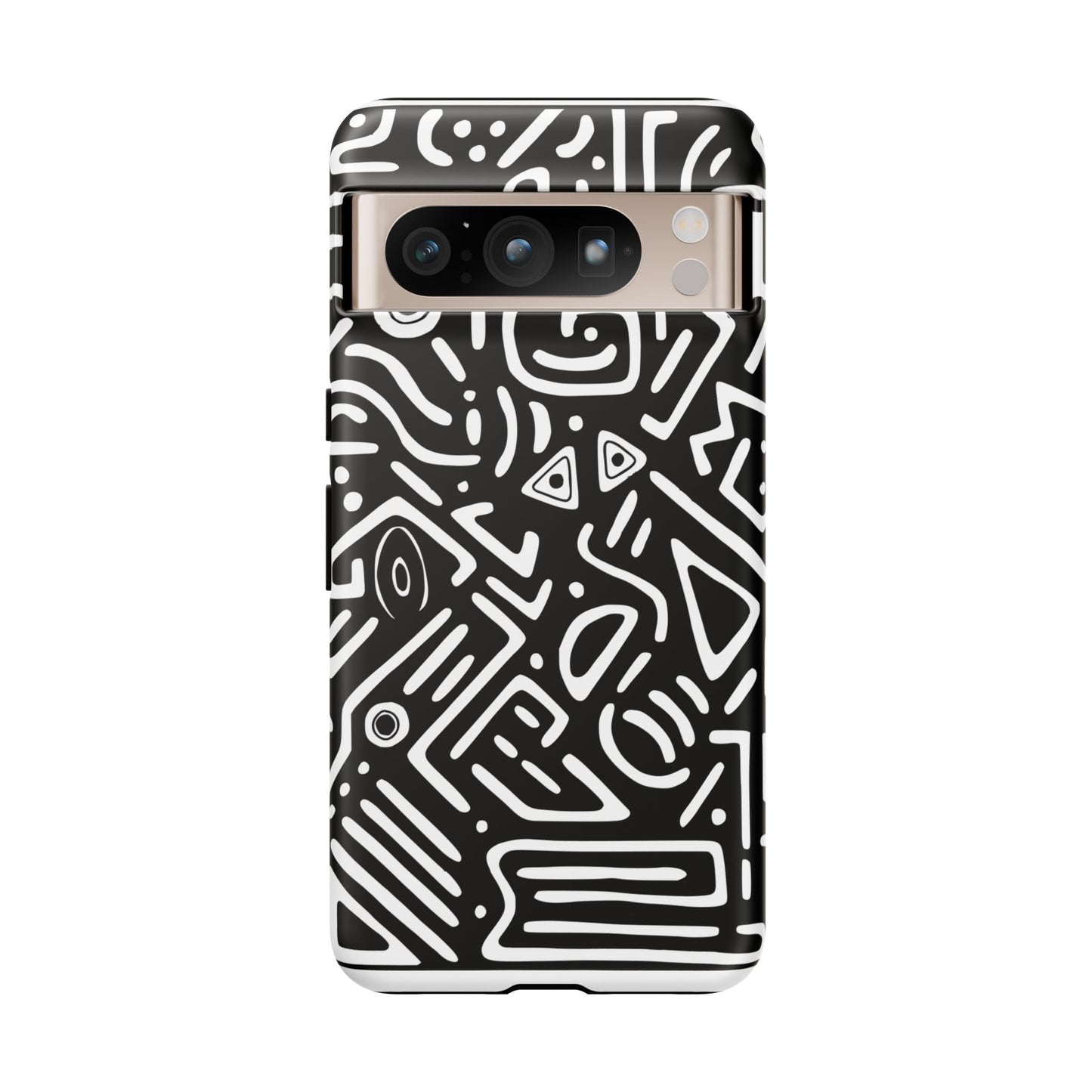 Stylish Phone Case, Abstract Design, Tough Cell Phone Cover, Modern Smartphone Protector, Gift for Tech Lovers, Unique Accessories