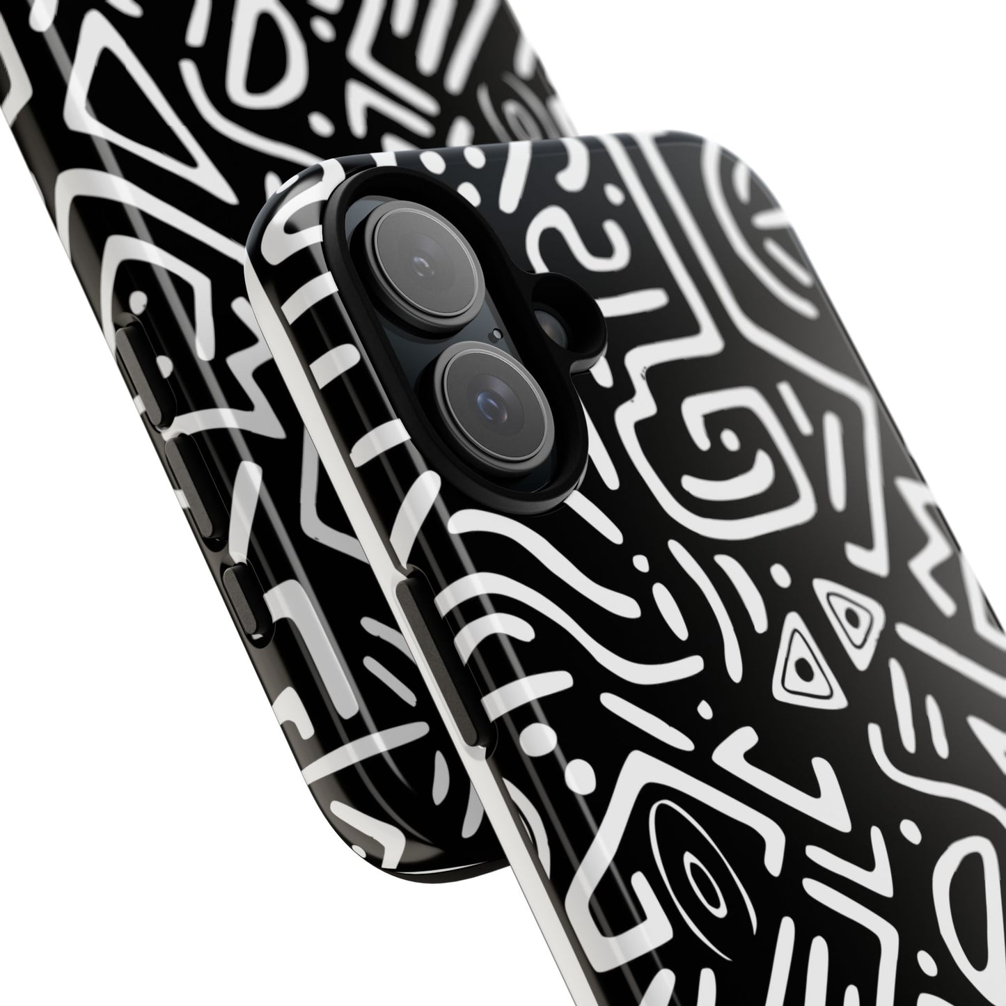 Stylish Phone Case, Abstract Design, Tough Cell Phone Cover, Modern Smartphone Protector, Gift for Tech Lovers, Unique Accessories