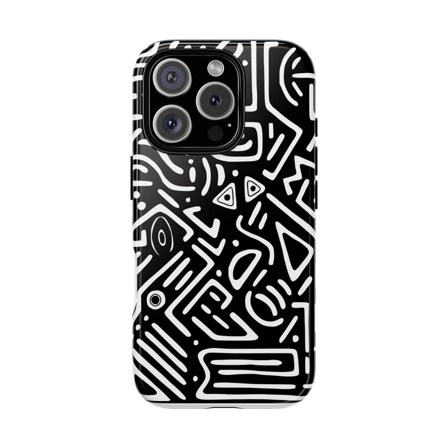 Stylish Phone Case, Abstract Design, Tough Cell Phone Cover, Modern Smartphone Protector, Gift for Tech Lovers, Unique Accessories