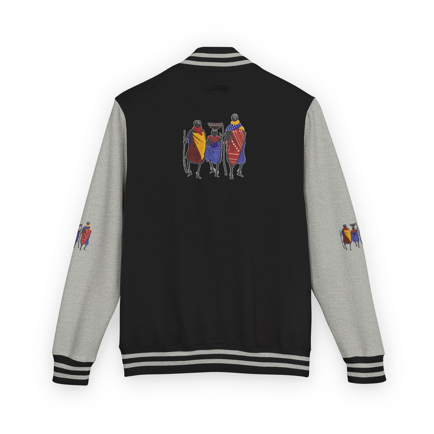 Ngwetsi - Unisex Letterman Jacket with Colorful Parrots Design, Trendy Outerwear, Casual Style, Gift for Animal Lovers, Comfortable and [...]