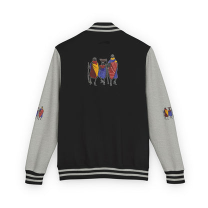 Ngwetsi - Unisex Letterman Jacket with Colorful Parrots Design, Trendy Outerwear, Casual Style, Gift for Animal Lovers, Comfortable and [...]