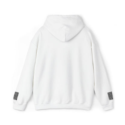 Pulse Hoodie — Minimal Black & White Tech Graphic