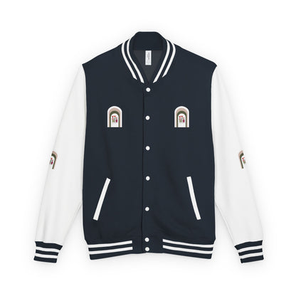 Dinkgwana - Stylish Unisex Letterman Jacket, Vintage Style Outerwear, Casual Everyday Jacket, Gift for Friends, Sports and Weekend Style