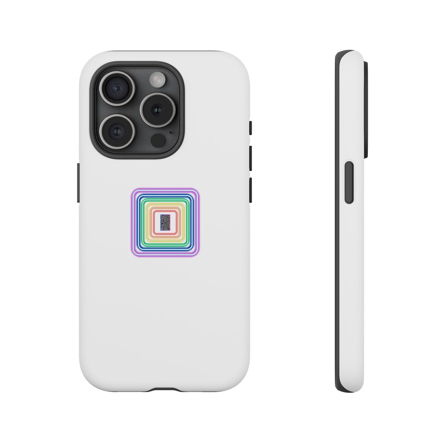 Colorful Geometric Phone Case for Tough Cases, Fun Phone Accessory, Unique Gift, Trendy Tech, Phone Protection
