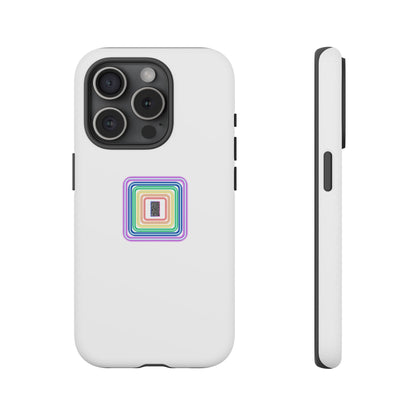 Colorful Geometric Phone Case for Tough Cases, Fun Phone Accessory, Unique Gift, Trendy Tech, Phone Protection