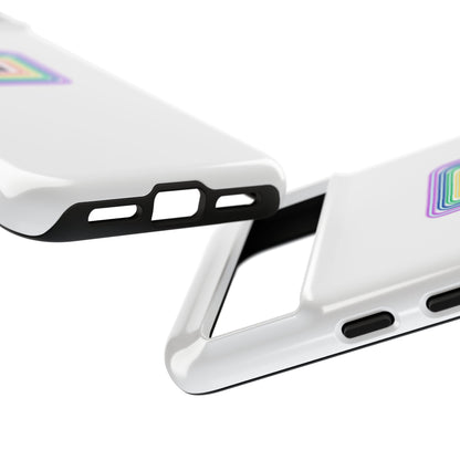 Colorful Geometric Phone Case for Tough Cases, Fun Phone Accessory, Unique Gift, Trendy Tech, Phone Protection