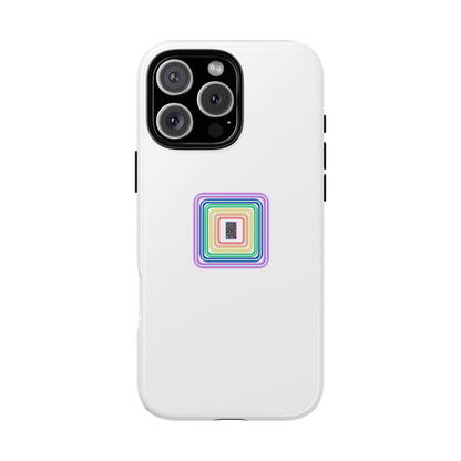 Colorful Geometric Phone Case for Tough Cases, Fun Phone Accessory, Unique Gift, Trendy Tech, Phone Protection
