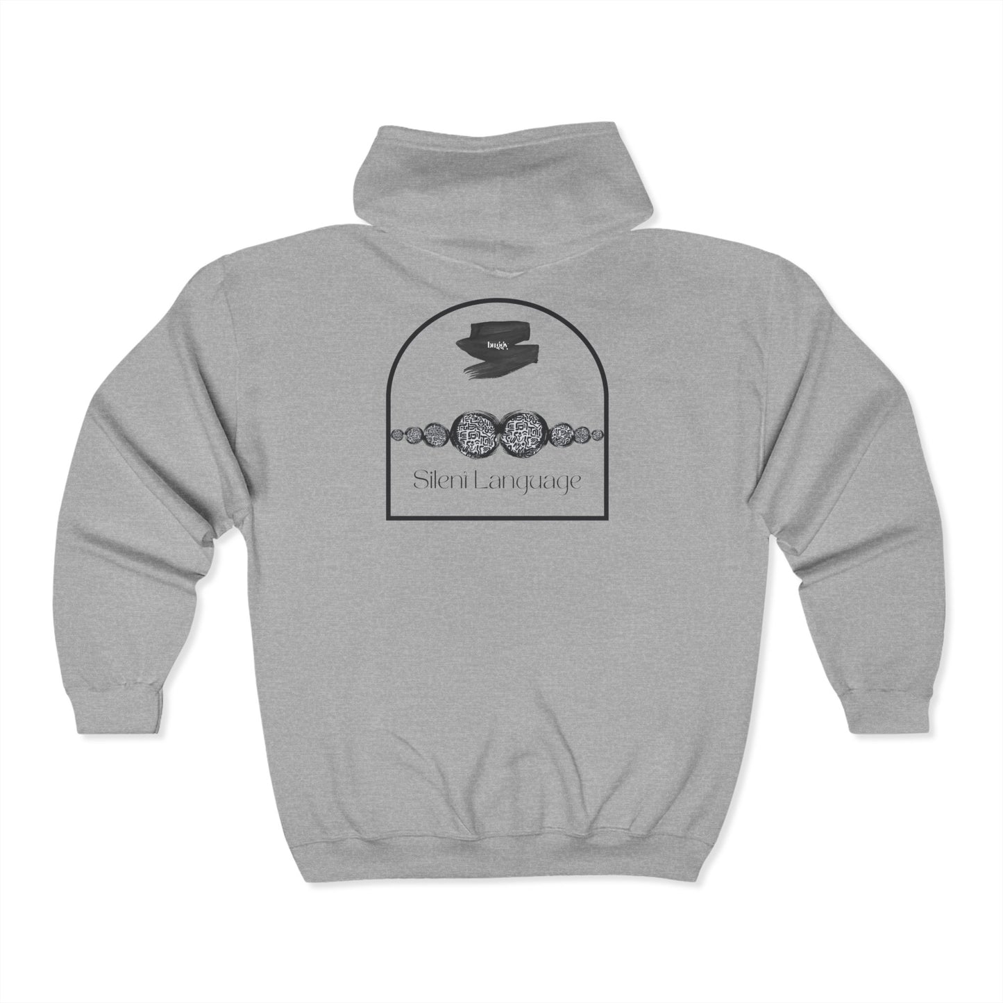 Sign Language - Unisex Full Zip Hooded Sweatshirt - Design, Comfortable & Stylish for Everyday Use