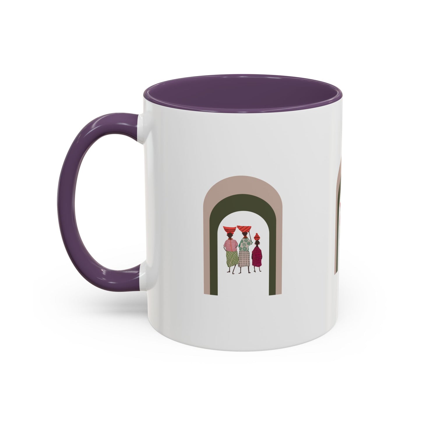 Dinkgwana Accent Coffee Mug - Modern Art Design for Home or Office