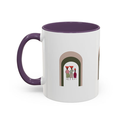 Dinkgwana Accent Coffee Mug - Modern Art Design for Home or Office