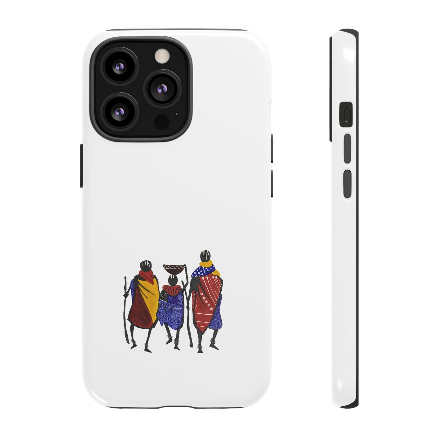 Stylish Phone Case Featuring Cultural Art, Tough Cases for Protection and Style, Gift for Holidays, Trendy Accessory, Unique Phone Cover