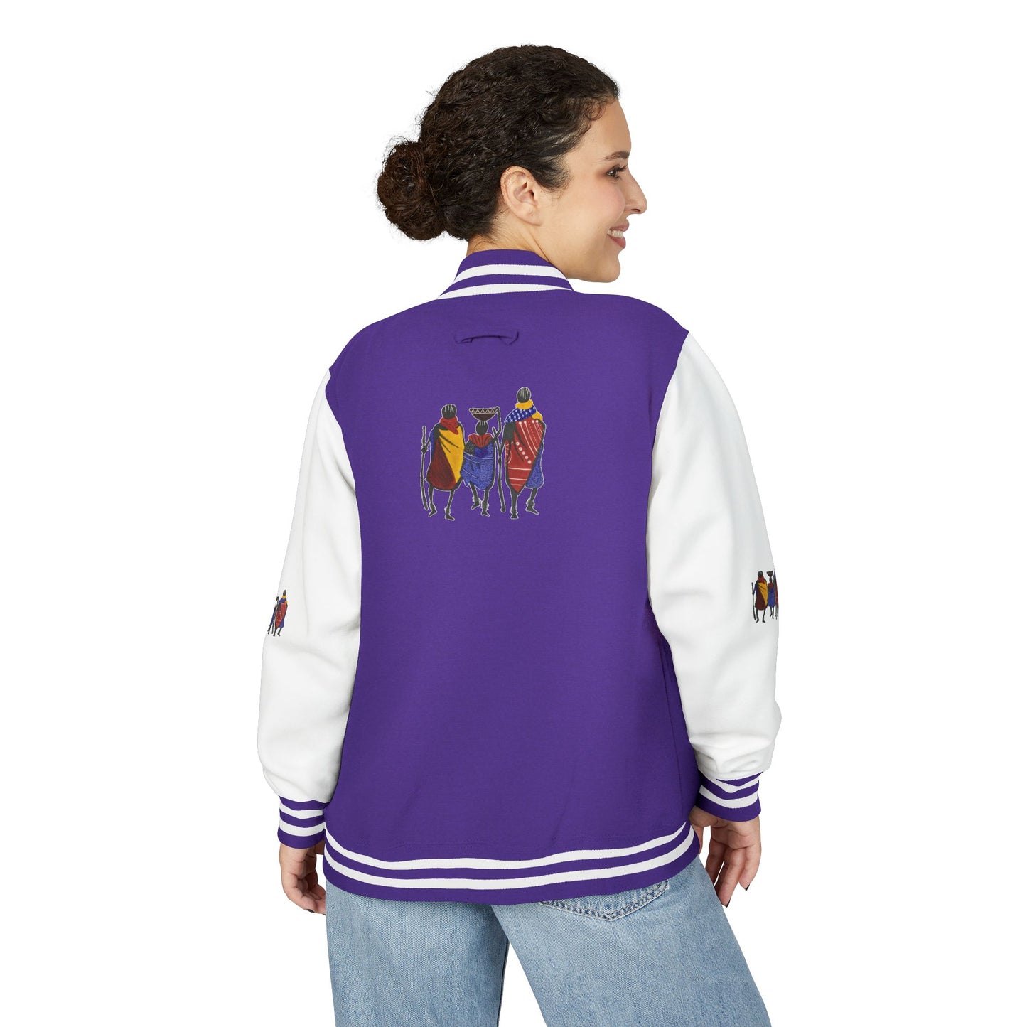 Ngwetsi - Unisex Letterman Jacket with Colorful Parrots Design, Trendy Outerwear, Casual Style, Gift for Animal Lovers, Comfortable and [...]