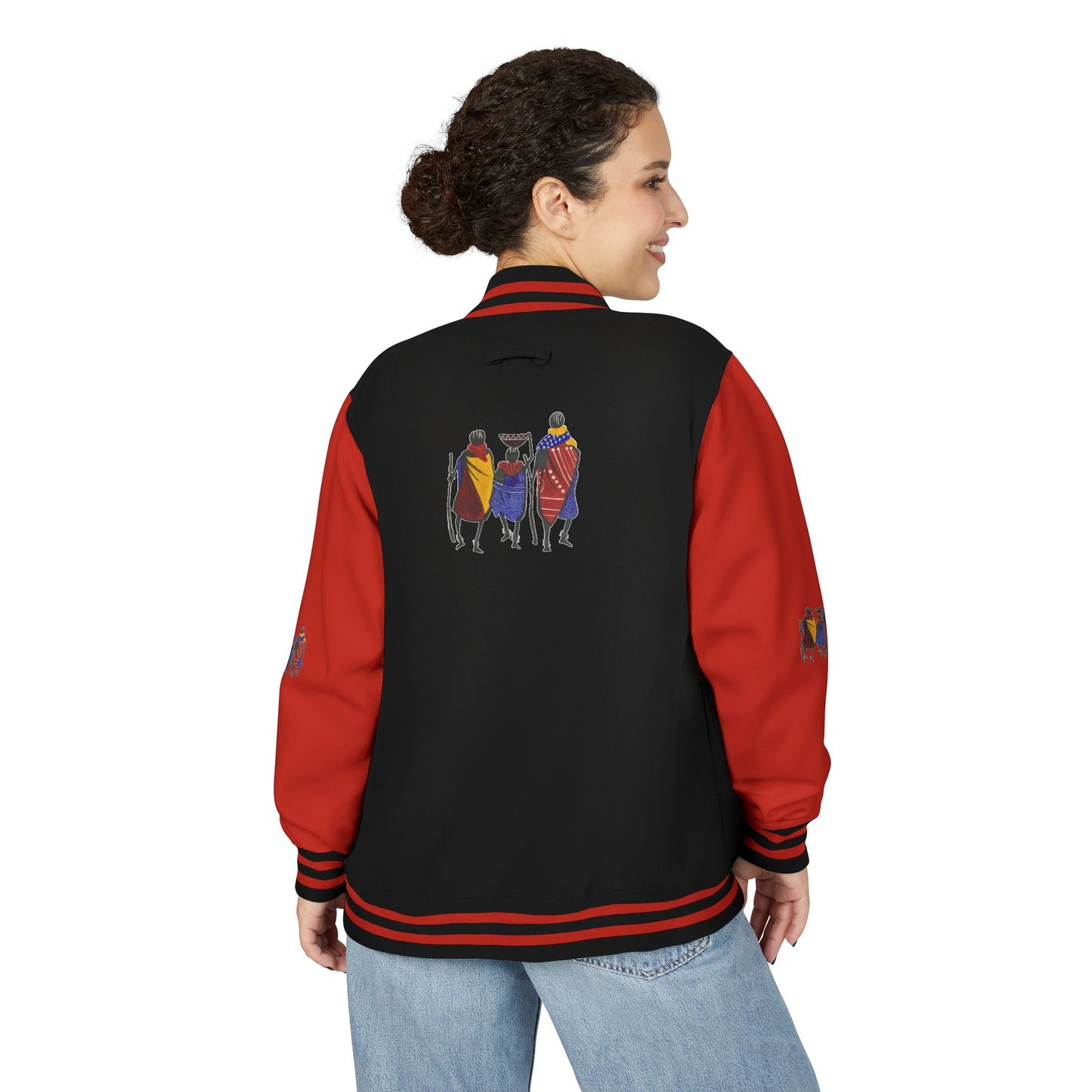 Ngwetsi - Unisex Letterman Jacket with Colorful Parrots Design, Trendy Outerwear, Casual Style, Gift for Animal Lovers, Comfortable and [...]