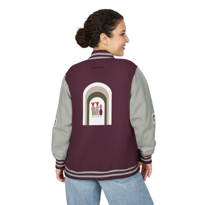 Dinkgwana - Stylish Unisex Letterman Jacket, Vintage Style Outerwear, Casual Everyday Jacket, Gift for Friends, Sports and Weekend Style