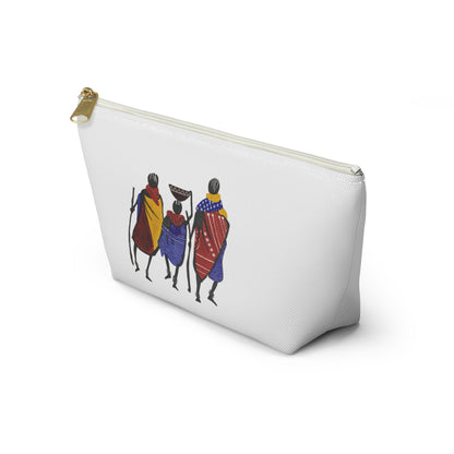 Ngwetsi - Accessory Pouch | Travel Bag, Cosmetic Case, Ethnic Print, Cultural Gift, Lightweight Makeup Organizer