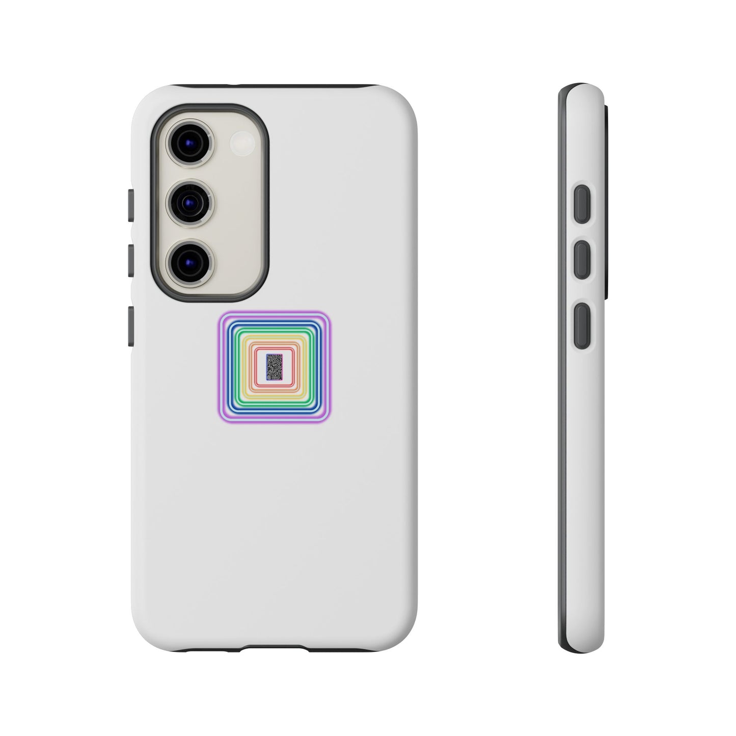 Colorful Geometric Phone Case for Tough Cases, Fun Phone Accessory, Unique Gift, Trendy Tech, Phone Protection
