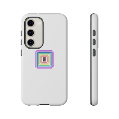 Colorful Geometric Phone Case for Tough Cases, Fun Phone Accessory, Unique Gift, Trendy Tech, Phone Protection