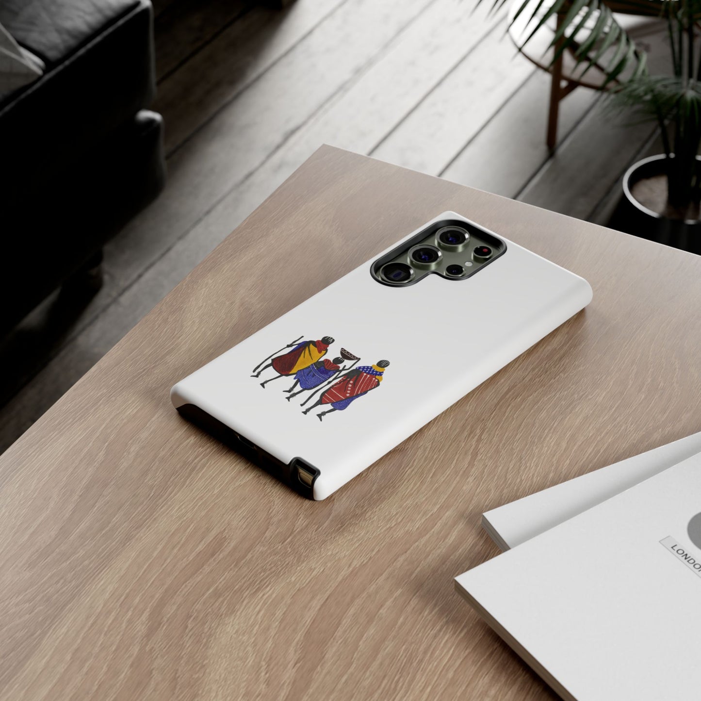 Stylish Phone Case Featuring Cultural Art, Tough Cases for Protection and Style, Gift for Holidays, Trendy Accessory, Unique Phone Cover