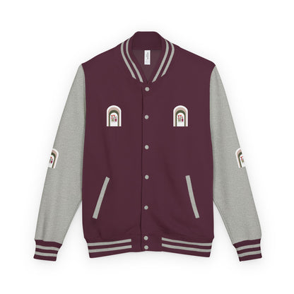 Dinkgwana - Stylish Unisex Letterman Jacket, Vintage Style Outerwear, Casual Everyday Jacket, Gift for Friends, Sports and Weekend Style