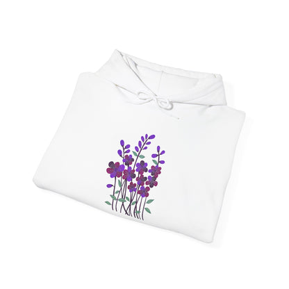 Botanical Floral Hoodie for Nature Lovers