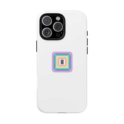 Colorful Geometric Phone Case for Tough Cases, Fun Phone Accessory, Unique Gift, Trendy Tech, Phone Protection