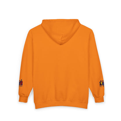 Ngwetsi Men Zip Hoodie — Nativity Christmas Chest & Sleeve Embroidered Design