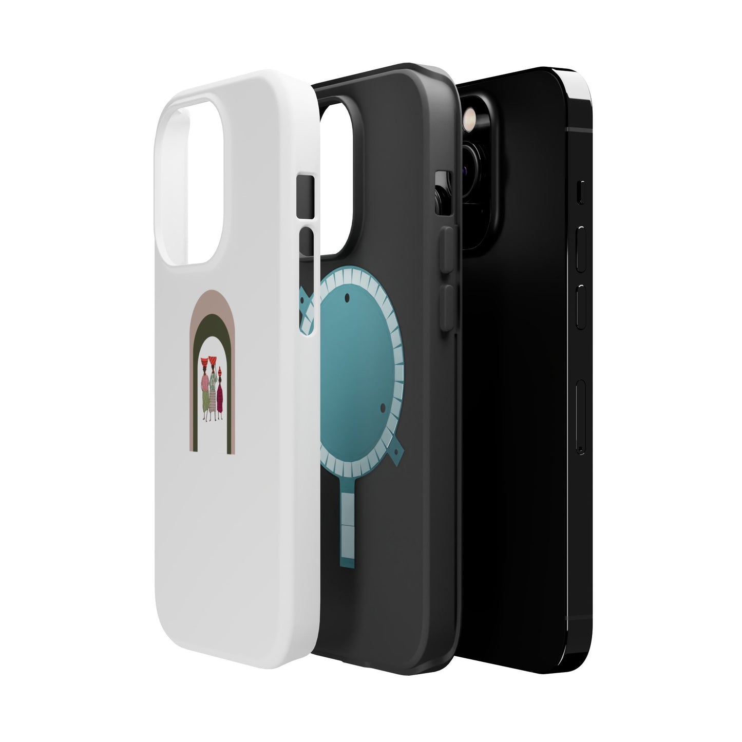 Artistic Magnetic Phone Cases, Unique Gift for Smartphone Lovers, Stylish Protection, Phone Accessories for Birthdays, Special Occasions.